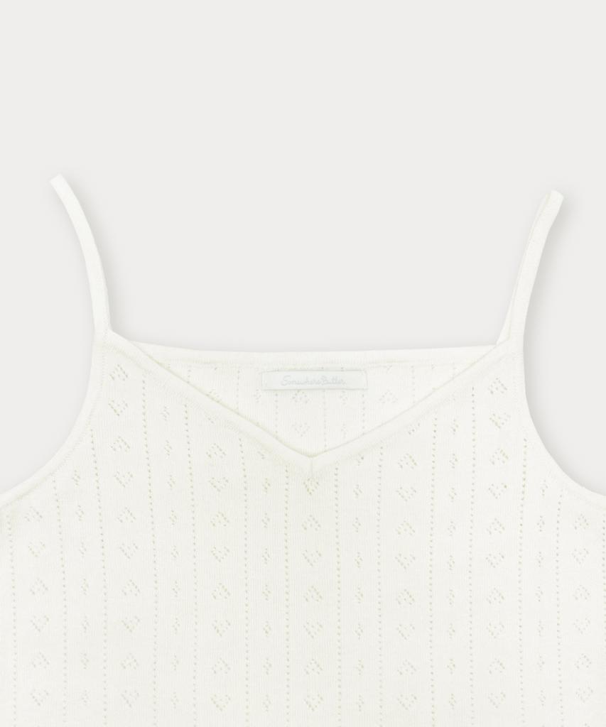 Sseomweeobeoteo Sweetie Skashi Knit Dress - Ivory