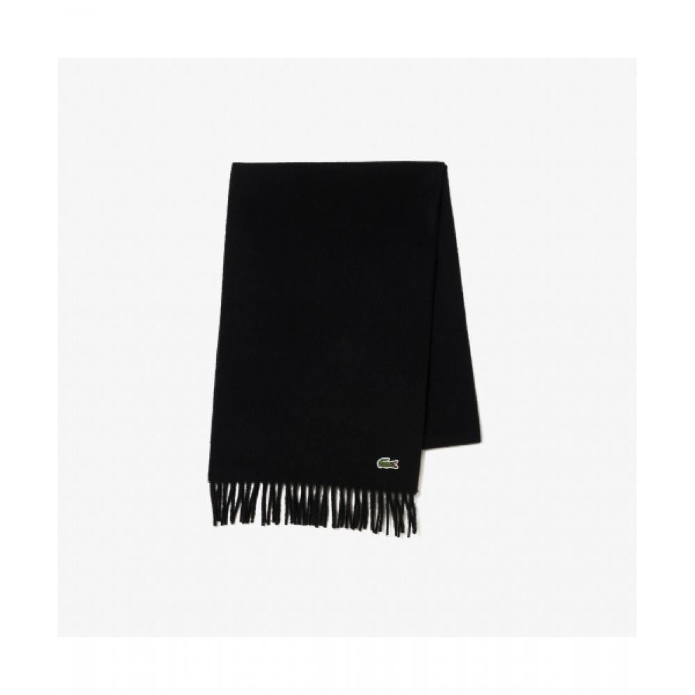 

Lacoste Common Wool Cash Blend Basic Muffler [black] 0TU