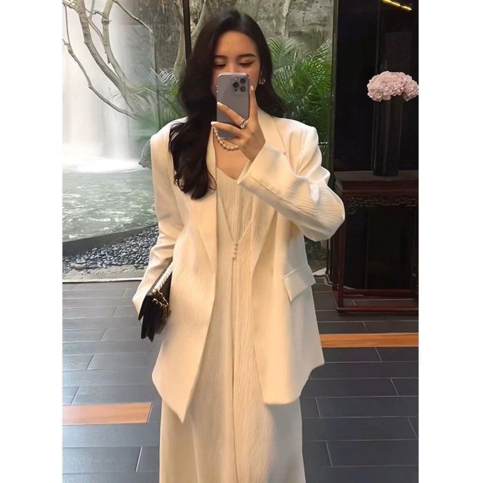 

Women s Plus Size Spring & Autumn Slimming Suit Set XL