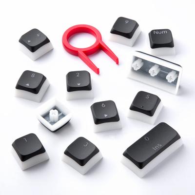 Gunmjo Golf Pudding PBT Double Shot Keycaps for Gaming Keyboards with Cherry MX Spherical PBT Keycaps for Backlit Mechanical OEM Profile 111 Keys with