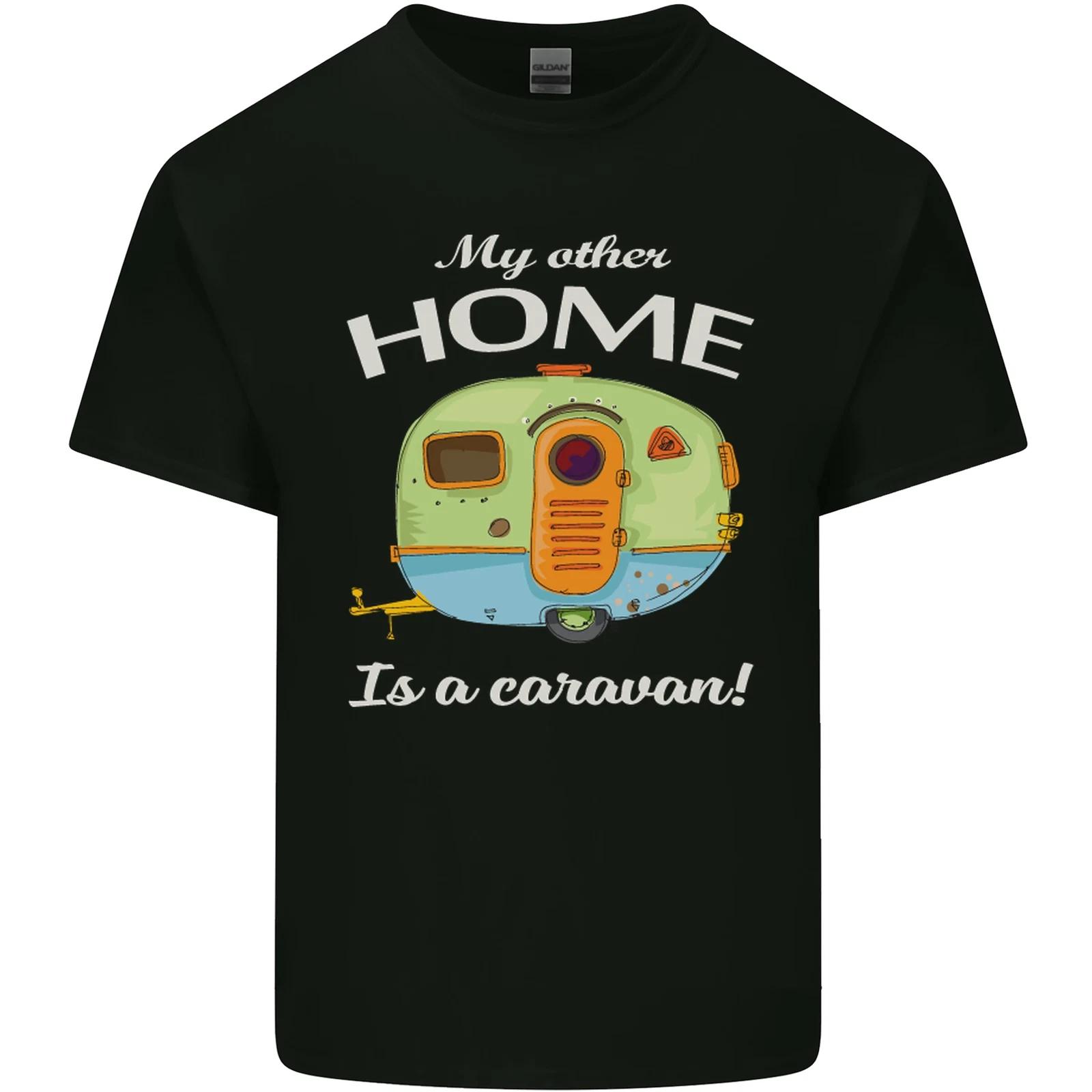 My Other Home Is a Caravan Caravanning Kids T-Shirt Childrens XL