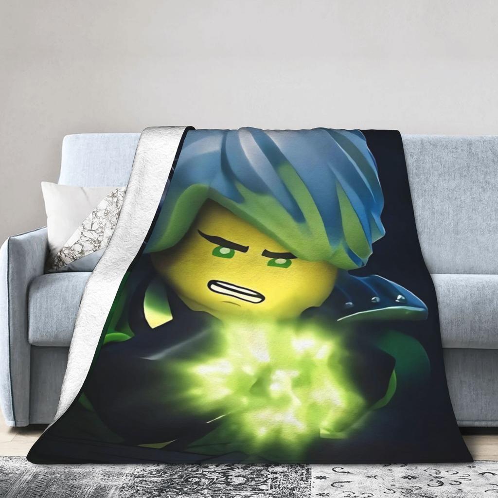 N-ninjagos Blanket Warm Soft Fluffy Plush Throw Blanket For Child Couch Chair Flannel Bedspread Bed Cover