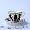 Ceramic Coffee Mug European Court Phnom Penh Cup Luxury Afternoon Camellia Ceramic Latte Mug Cup Drinking Utensils