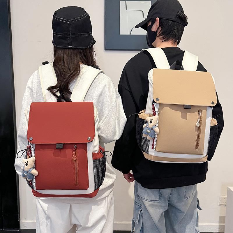 Schoolbag Unisex Japanese ins High Value Backpack 1011 New Large Capacity High School Student Backpack