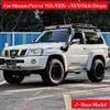 Compatible Pedals for Patrol Y61 (2005-2020), 2-door/4-door, Aluminum Alloy