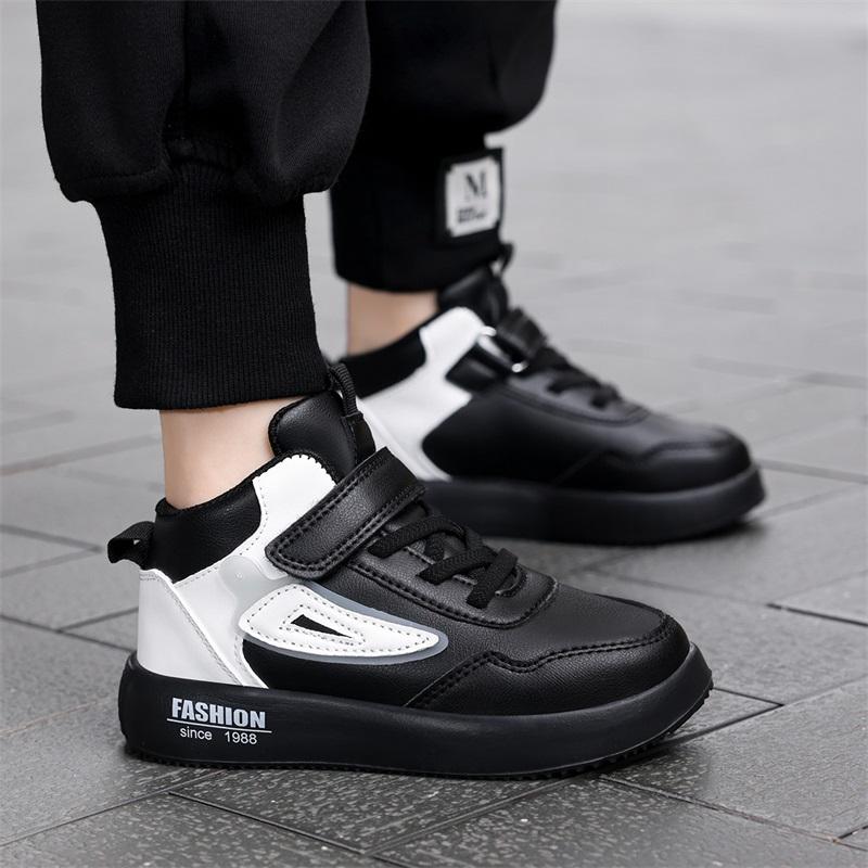 New Style Spring Children Shoes Leather Waterproof Sports Shoes Kids Lightweight Girls Boys Casual Fashion Sneakers