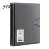 A4 Document Organizer Ring Binder with Folder, PP Waterproof Organizer, Paper Morandi Color File Keeper Large Capacity Expanding Folder for Office And