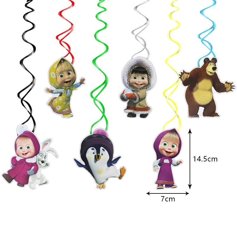 Masshaed Verjaardagsfeest Decoratie Tafelgerei Set Beren Borden Bekers Banner Ballonnen Kinderen Babyborrel Cadeaus Meisjes Fotohokje Prop