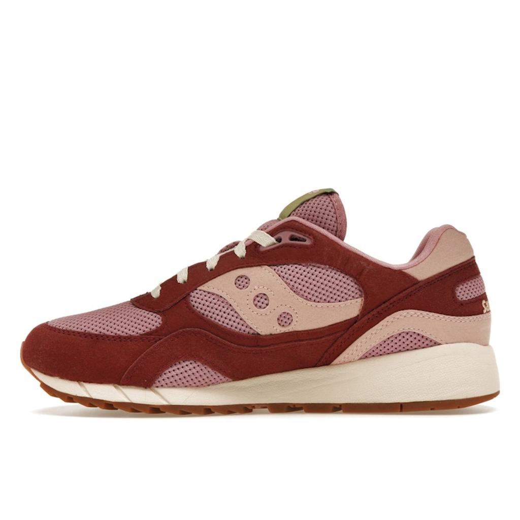 SAUCONY Shadow 6000 Mushroom Pack Unisex Sneakers Red Burgundy S70747-2