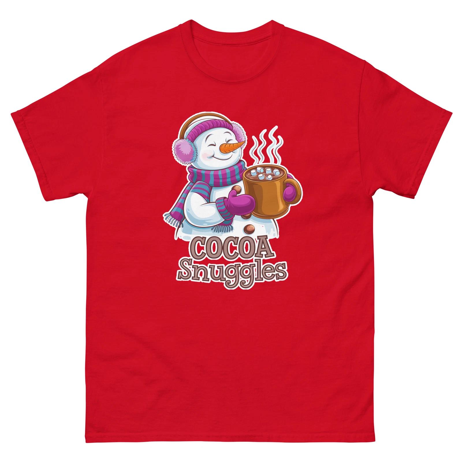 Cocoa Snuggles Christmas Xmas Funny T-Shirt 4XL