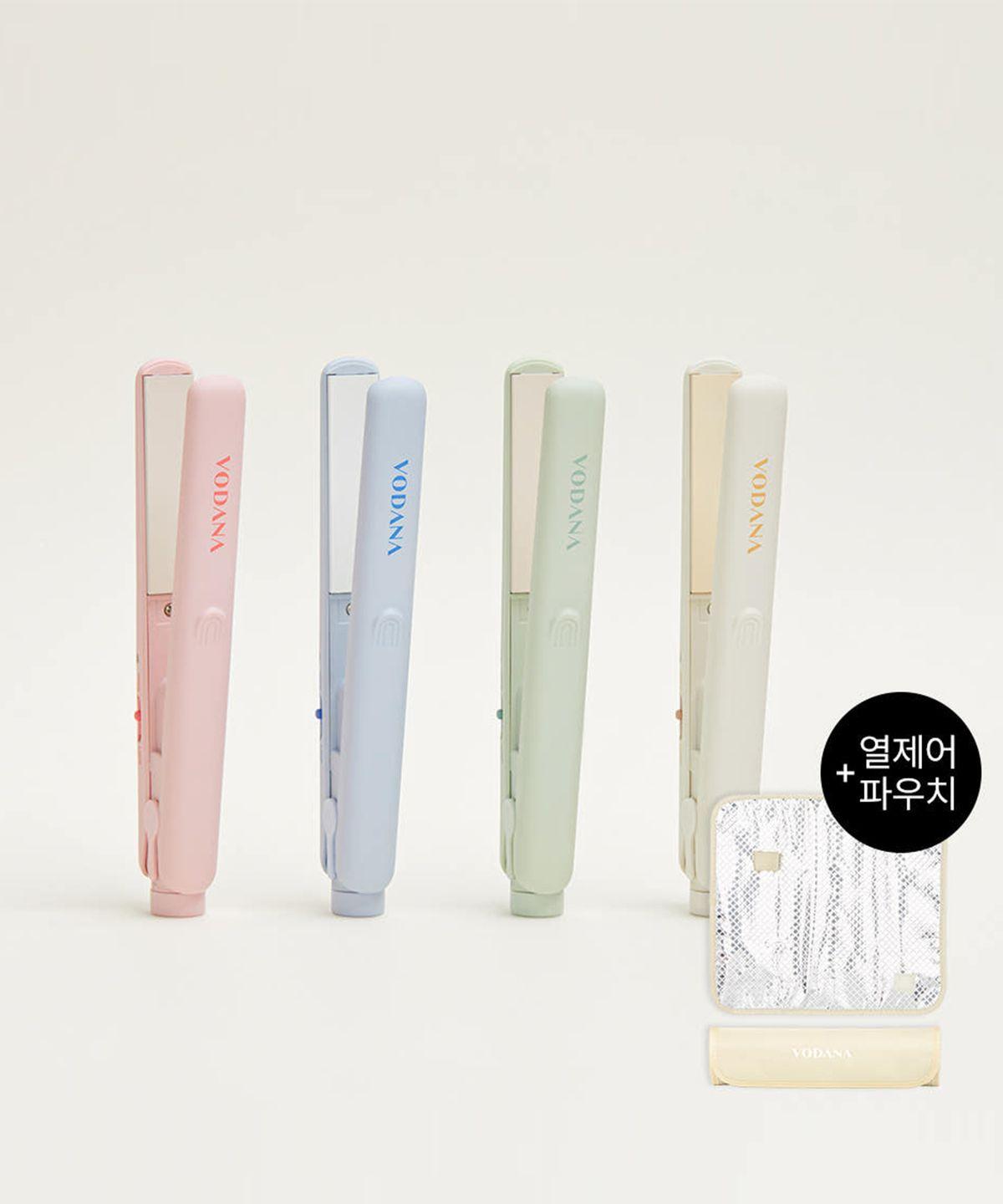 Pocket mini flat iron Creamy Blue