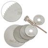 6pcs HSS Circular Saw Cutter Rotary Tool For Wood Cutting Discs Tile Tool Supplies Disc To Cut Glass Grinder Blade Multitool Ban