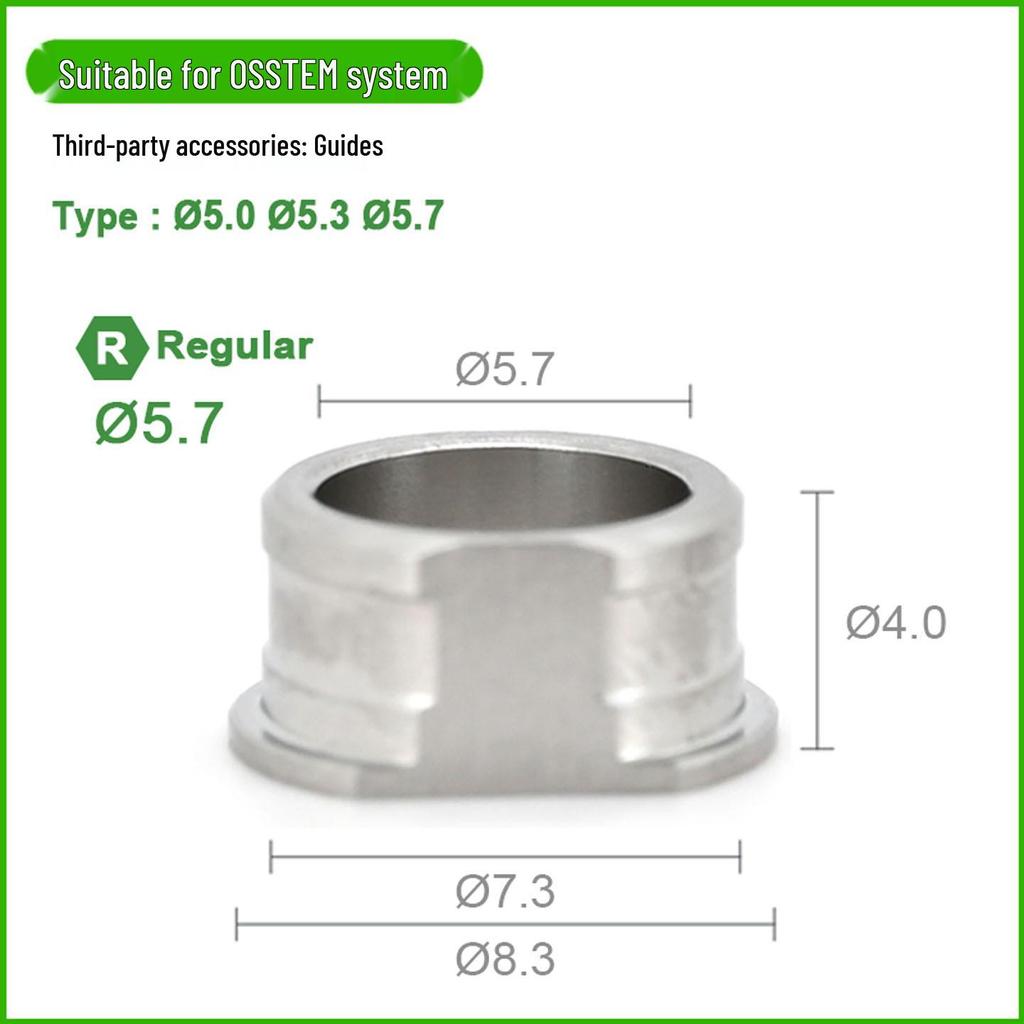 Osstem Implant Guide: Ring, Abutment, Screw, Drill Bit, Full/Half Process, Implant Sleeve & Membrane Screw Tool