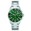 Master Diver Chronograph Stainless Steel Green Dial Quartz 7053.9134 100M Men's Watch