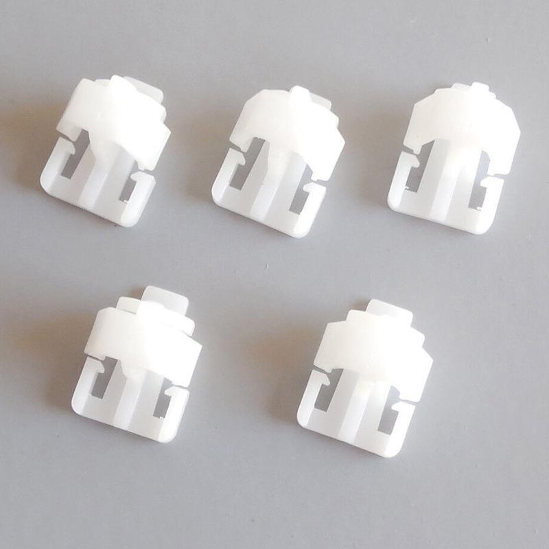 50Pcs White Nylon Car Body Side Molding Clips Retainers Fit for Honda Civic CR-V Pilot Odyssey Auveco A20783 75305S0A003