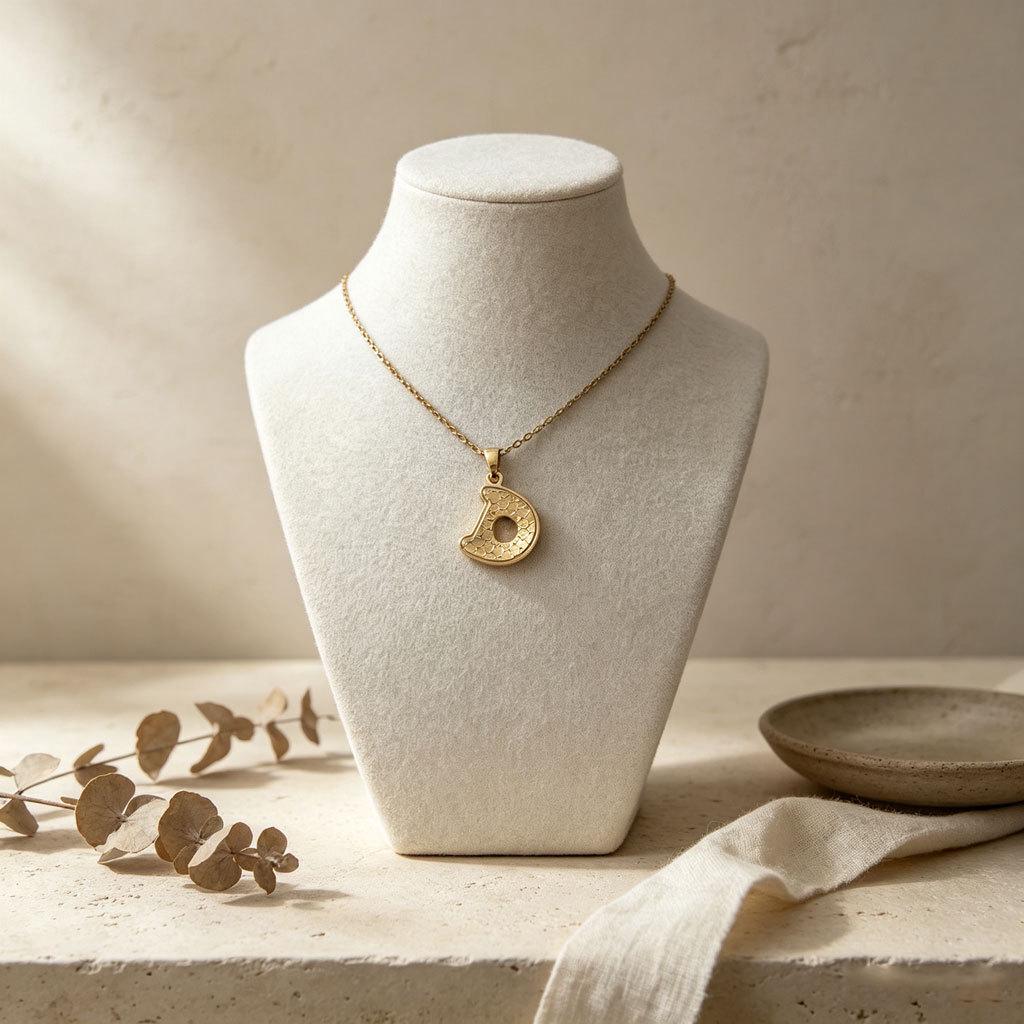 Trendy Modern Minimalist 26-Letter Cute Design Necklace