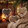 Acrylic Transparent Ball Christmas Acrylic Heart Ornament Christmas Tree Ornaments Outdoor Indoor
