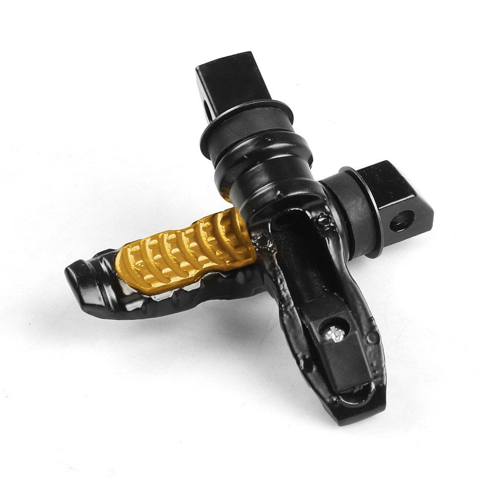 2 ks / sada 8MM otvor Hliníkové motocyklové zadní stupačky pro spolujezdce Pedály Stupačka Skútr Stupačka Motocyklový pedál