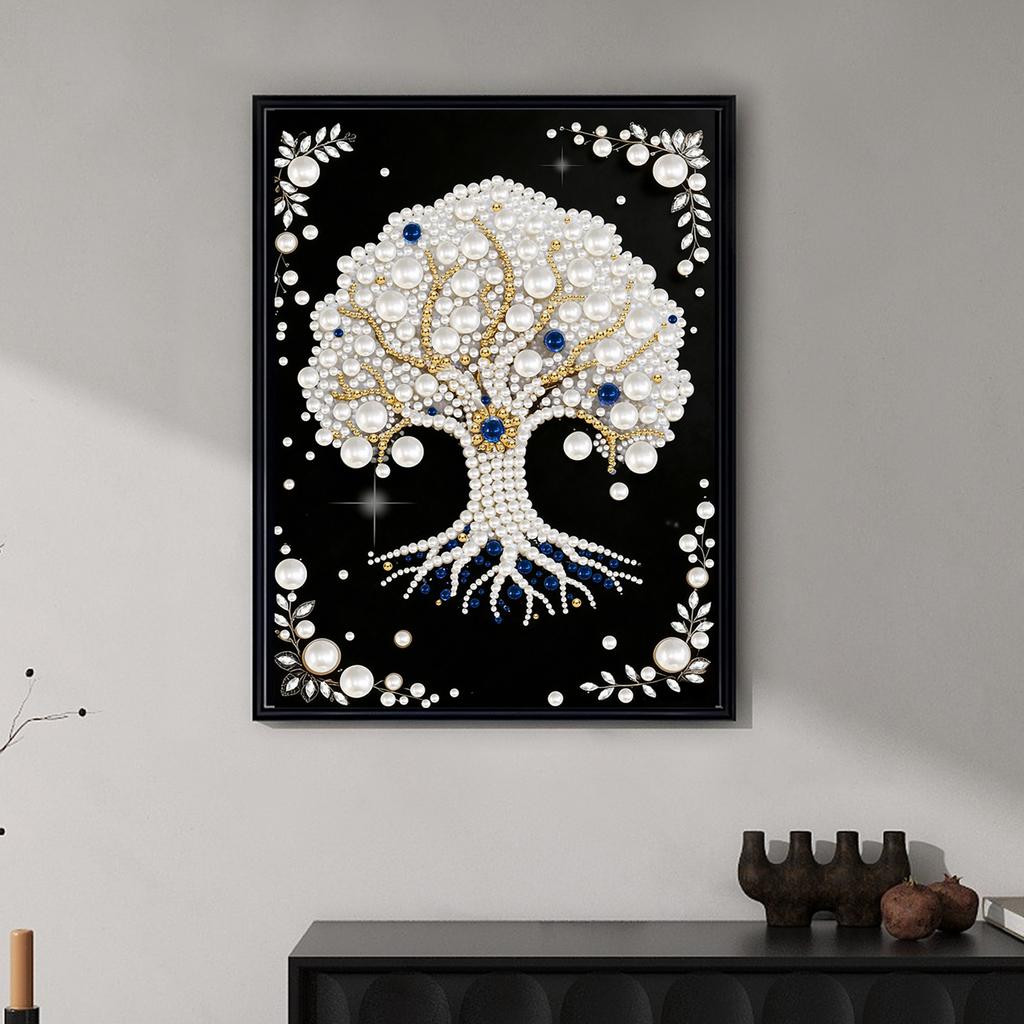 DIY Pearl Painting Art Kits 30x40cm Pearl Gem Paintings Picture Arts Craft No Frame for Adults Beginners Home Wall Decor