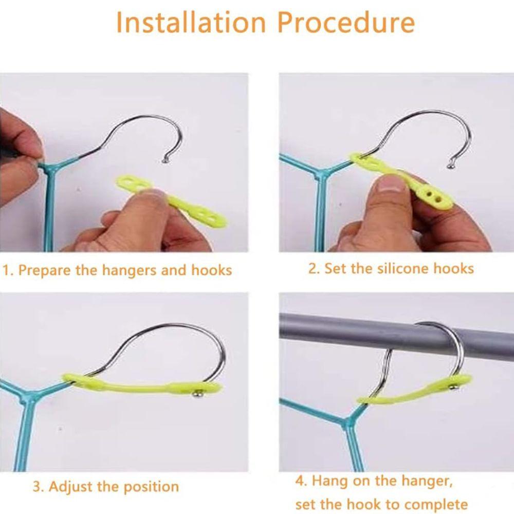 10 Stück Silikon Winddichte Klammern Doppelöffnung Design Wäscheleinen Verschlussklammern Kleideraufhängen