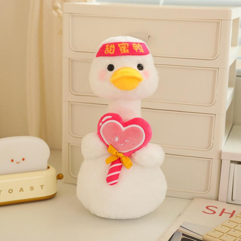 

Cute duckling doll plush toy flower duck doll children s doll girl birthday gift 26cm
