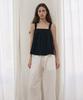 Deuloupisumeon Slit Cotton Banding Pants [Ivory]