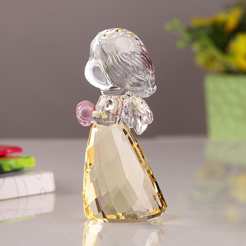 High Quality K9 Crystal Glass Angel