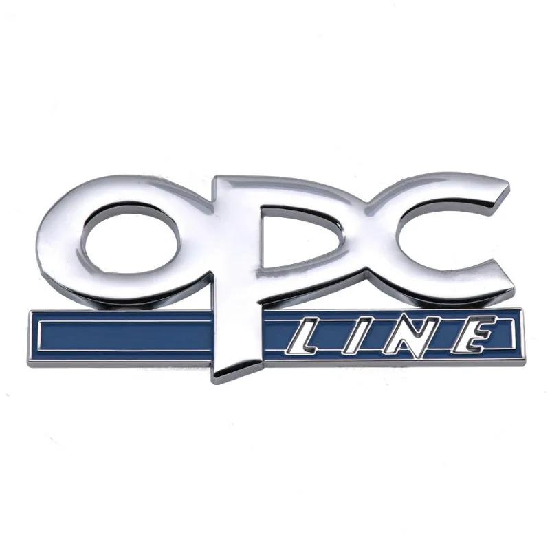 3D metalowa linia OPC tylny bagażnik samochodu znaczek na bagażnik naklejana etykieta naklejka akcesoria dla Opel Insignia Corsa E Astra HJD Zafira Vectra