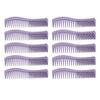 10 Pcs Hair Comb Fine and Wide Tooth Ergonomic Handle Wheat Straw Hair Styling Comb