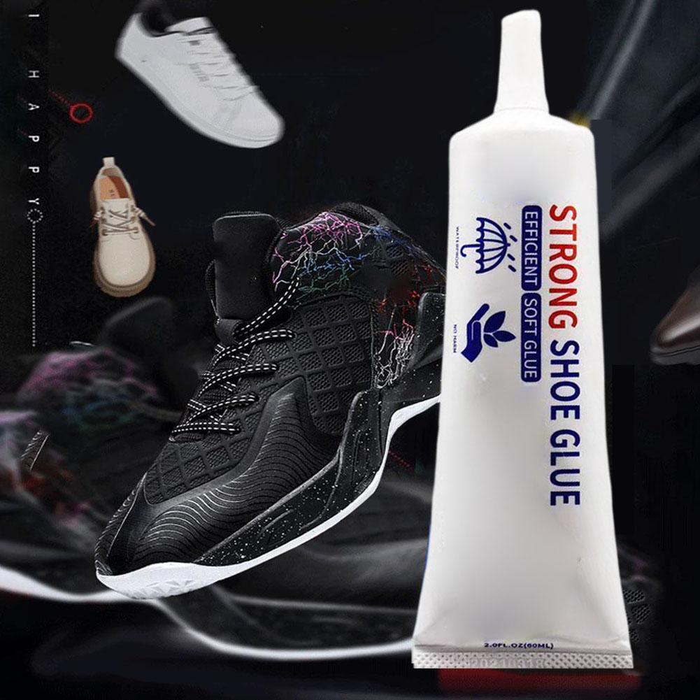 60ML Multifunctional Shoe Repair Glue Resin Soft Glue Shoes Shoe Glue Special To Leather Sneakers Repair Shoes Waterproof R V7K8