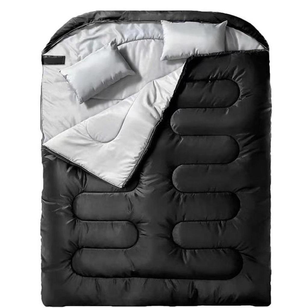 Adult Double Sleeping Bag for Camping And Backpacking, Waterproof Design Two