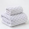1 Set Cloudcell Coral Velvet Bath Towel Set Super Absorbent Quick Dry Sauna Bath Luxury Bathroom Gift Set Home Spa Set