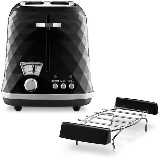 Toaster De'Longhi Brillante CTJ 2103.BK schwarz