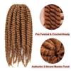 MAMBO Twist Braids Pre-Twisted Two Strand Twist Crochet Hair Synthetic Braiding Hair Extensions for Women Protective Style