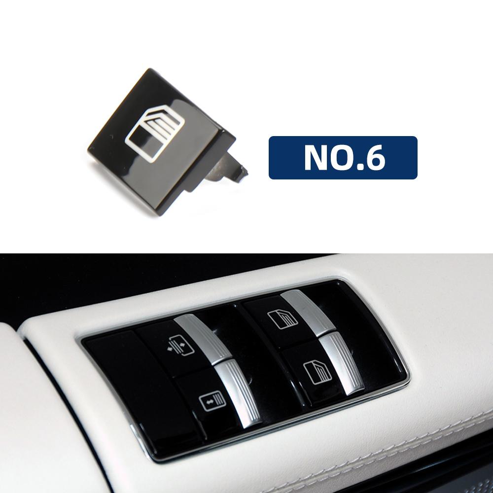 Car interior Window Glass Lifter Button Switch Cover For Mercedes Benz S class W221 Automotive Electric Glass Lift Switch Button