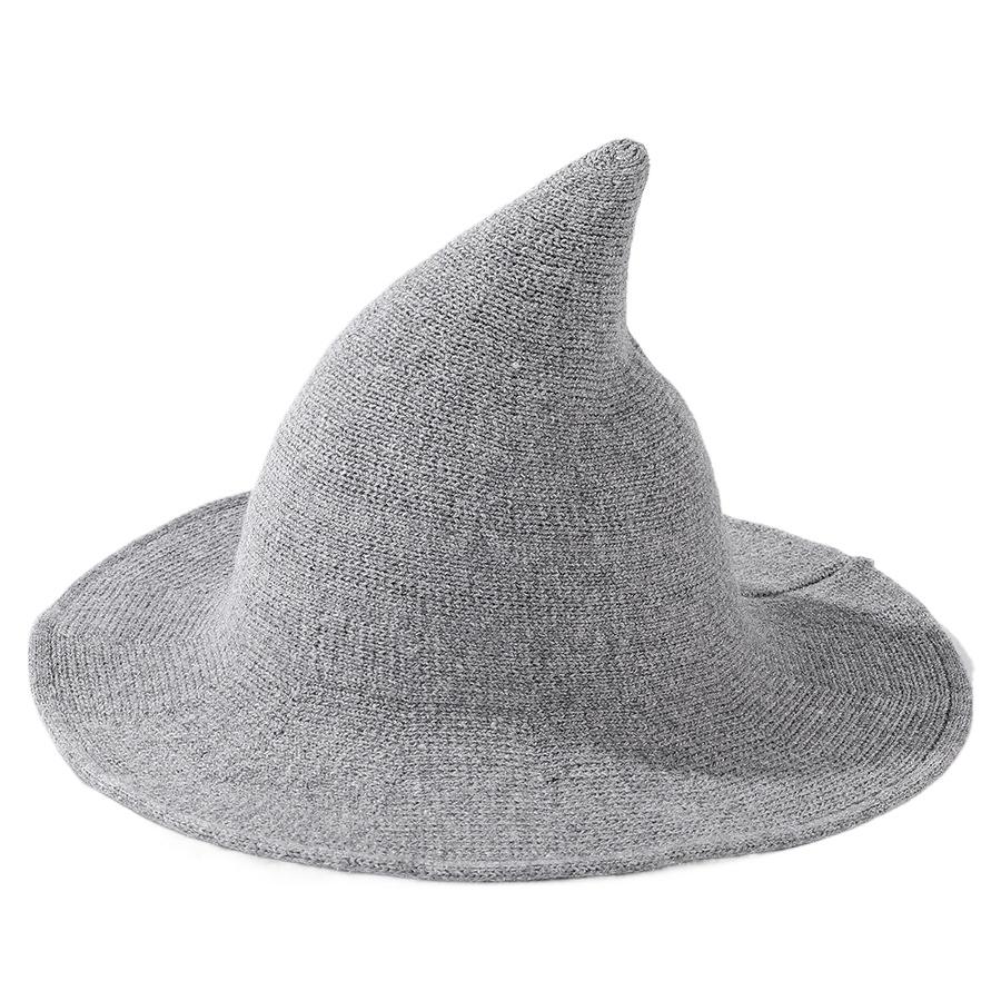 Women Hats Halloween Caps Witch Hat Magician Witch Hat Wool Wizard Hat