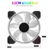 6Pcs Ventilateurs De Boîtier PC 120mm RGB Silencieux