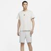 Nike Solid Color Embroidered Crew Neck Loose Fit Short Sleeve T-Shirt for Men