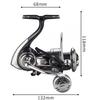 Spinning line saltwater freshwater deep groove aluminum various sizes reel, wheel, fishing, fishing, long-distance casting, bobbin, 2000-7000