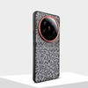 Bemalte Geometrische Graffiti Einfache Lederhülle für Xiaomi 13 Ultra Mi 14 Ultra Mi14 Pro Metall-Kamera-Öffnung Unabhängige Tastenabdeckung