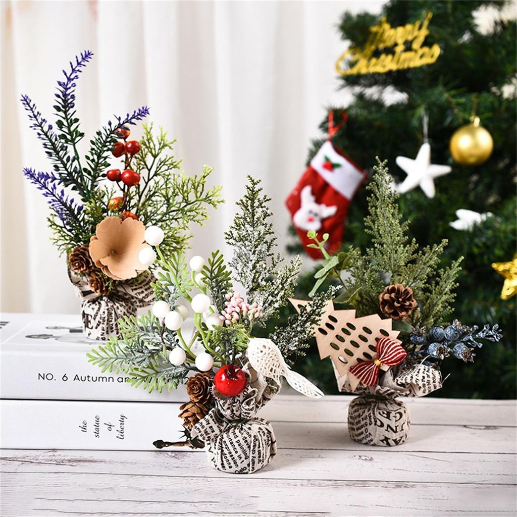 Christmas Decoration MiniChristmas Tree Ornaments Window Tree Decoration