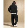 2026 Trendy Men's Loose Hooded Sweatshirt & Sweatpants Set - Spring/Autumn Triangle Print