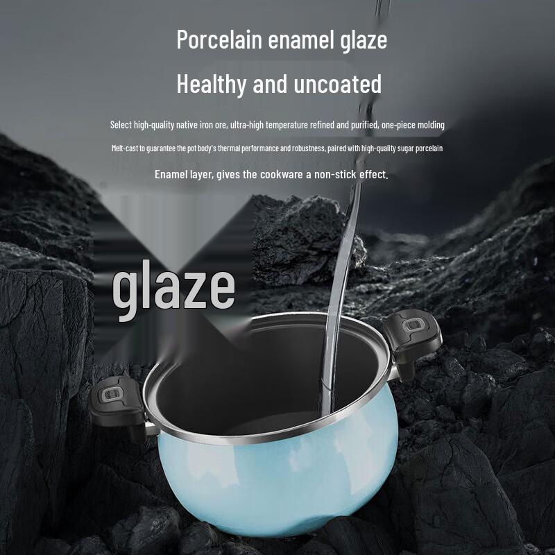 Kangbuerh 6.5L Micro-Pressure Enamel Soup Pot