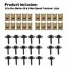 For BMW E21 E30 E36 E46 E90 E91 E92 E93 Screws Body Fender Bumper Retainer Black