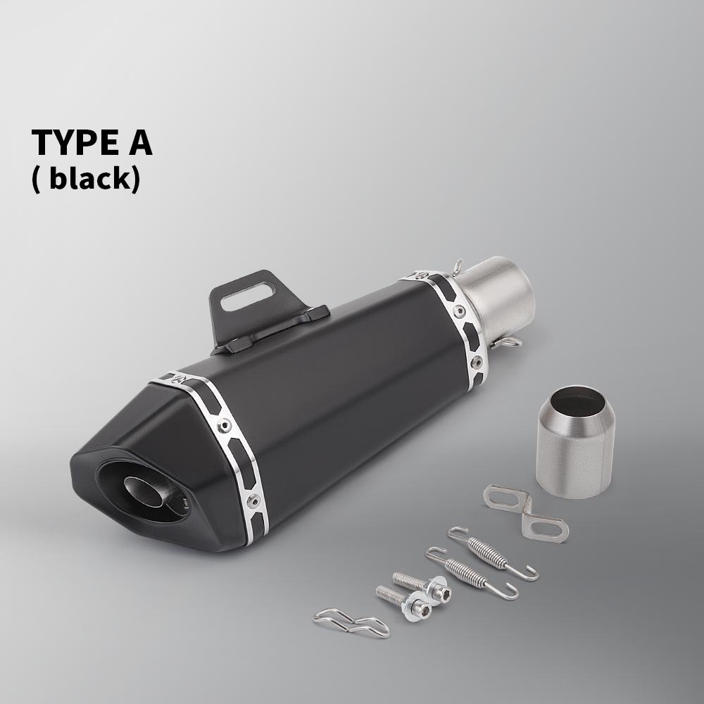 51mm Universal Exhaust Motorcycle Racing Muffler Modified Pipe for MT07 MT09 CBR500 CBR650 Z800 R25 B10 Z400 R3 R9 PCX125