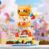New Keeppley Colorful Street View Building Blocks Toy Cartoon Fantasy Fairy Tale Town Desktop Decoration Girl Birthday Gift