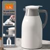 Large Capacity Thermos Flask with Glass Liner - Insulated Hot Water Bottle for Dorms
