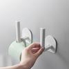 Traceless White Kitchen Pot Cover Cup Rack Holder Shelf Shelves - 2PCS Hole Free Hook Kitchen Rack