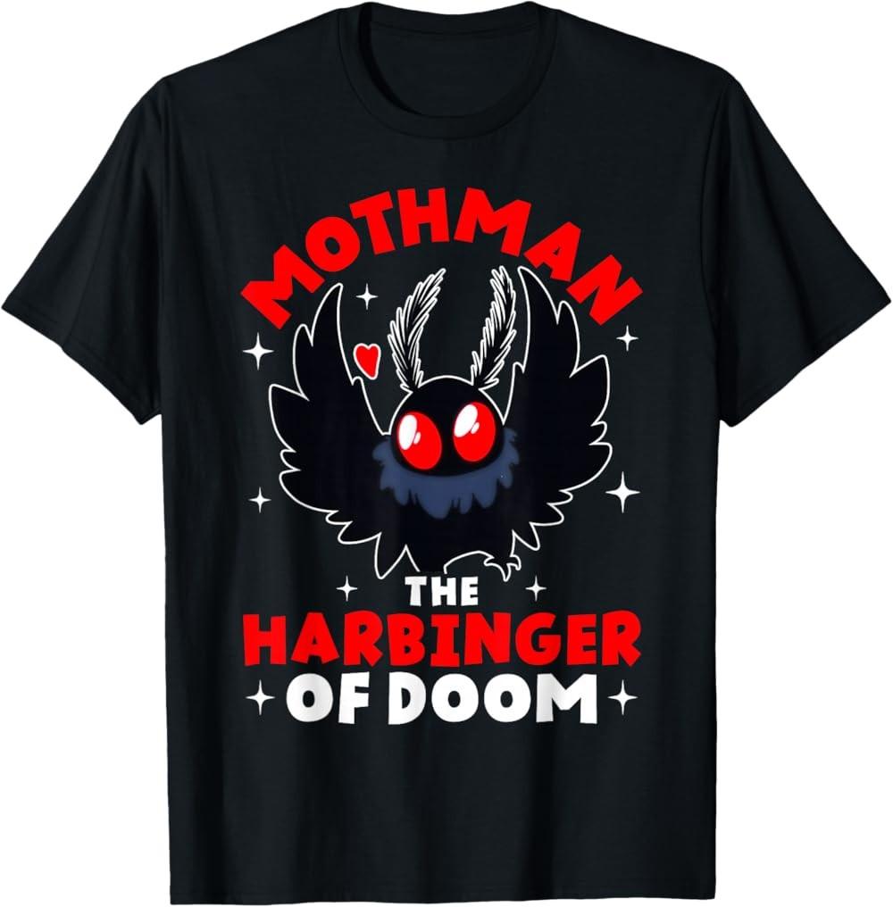 NEW LIMITED Mothman The Harbinger of Doom Cryptid Cryptozoology T-Shirt XXXL