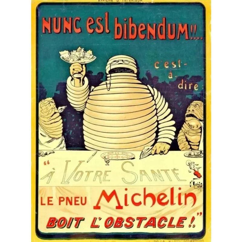 

Вінтажний металевий ящик Michelin з розписом для декору класичного гаража, автомайстерні